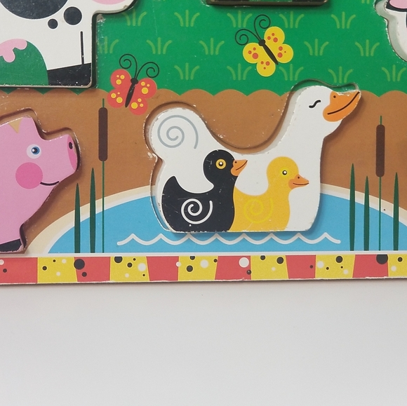 Melissa & Doug Children's Wooden Puzzle Used still in good Condition. - Picture 4 of 4